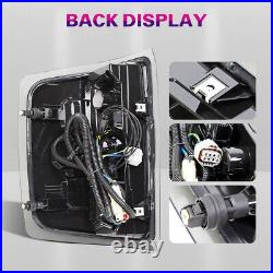 2014-2018 Gray Black Led Tail Lights For Chevy Silverado 1500/2500HD/3500HD