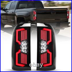 2014-2018 for Chevy Silverado 1500 2500 3500 Tail Lights LED Sequential Signal