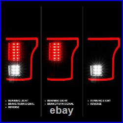 2015-2017 For Ford F150 Black Sequential Full LED Brake Tail Lights Pair
