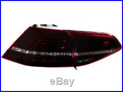 2015-2017 VW MK7 Golf/GTI R European LED Taillights Black Cherry Red