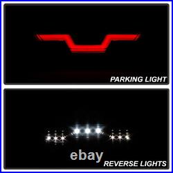 2015-2019 Ford Mustang Smoke withRed LED Tube Parking Light Reverse Back Up Lamp