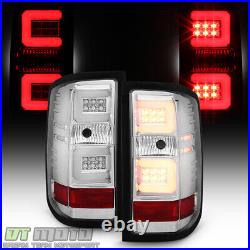 2016-2017 Chevy Silverado 1500 LED Pyro Tube Tail Lights Brake Lamps Left+Right