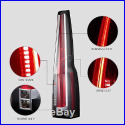 2016 Style LED Tail Lights For 2007-2014 CADILLAC Escalade ESV Red Rear Lamp