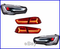 2017 Evil Eye LED Headlights & Tail Lights for Mitsubishi Lancer EVO X 2008-2017
