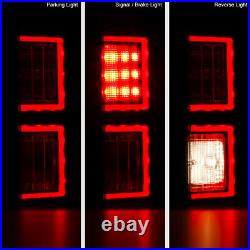 2018+ Ford F150 Pickup Black Smoked Dual LED Neon Tube Running Light Tail Lamp
