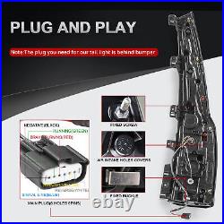 2PCS Brake Rear Lamp LED Tail Lights For 2015-2020 GMC Yukon Escalade Style