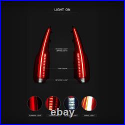 2PCS Clear LED Tail Lights Rear Lamps Kiits For 2015-20 Chevrolet Suburban Tahoe