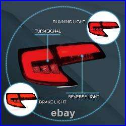 2PCS VLAND LED Tail Lights Smoked Rear Lamps Assembly For Toyota Camry 2012-2014