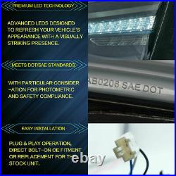 2X VLAND Red LED Tail Lights For 2011-2016 Hyundai Elantra Sequential Rear Lamps