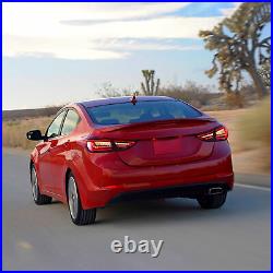 2X VLAND Red LED Tail Lights For 2011-2016 Hyundai Elantra Sequential Rear Lamps