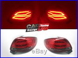 (2) Direct-Fit Red Lens Fully LED Tail Lights RearlLight For 1998-up Peugeot 206