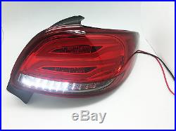 (2) Direct-Fit Red Lens Fully LED Tail Lights RearlLight For 1998-up Peugeot 206