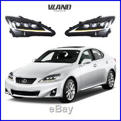 2 Pair Lights For Lexus IS250 350 ISF 2006-2012 Full LED Headlights& Tail Lights