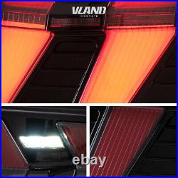 2 Pcs LED Tail Lights For Ford Mustang 2010 2011 2012 With Sequential lamps VLAND