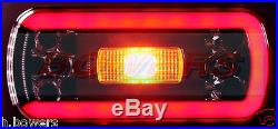 2 x 12V/24V GLOW-TRAC LED NEON REAR COMBINATION TAIL LAMPS LIGHTS TRUCK TRAILER