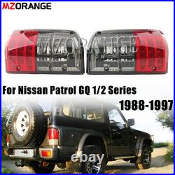 2pcs Rear Tail Lights Brake Stop Lamps For Nissan Patrol GQ 1/2 Series 1988-1997