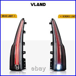 2xClear LED Tail Lights for 2015-2020 GMC Yukon /XL Rear Lamp (Cadillac Style)