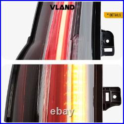 2xClear LED Tail Lights for 2015-2020 GMC Yukon /XL Rear Lamp (Cadillac Style)