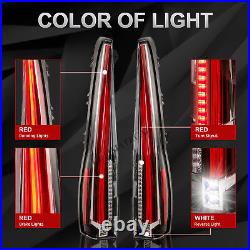 2x LED Tail Lights For 2007-2014 Cadillac Escalade /ESV Red Rear Lamp 2016 Style