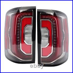 2x LED Tail Lights For 2016 2017 2018 GMC Sierra Rear brake Stop Lamp Left+Right