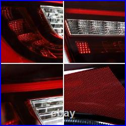 2x LED Tail Lights For Hyundai Elantra 2011-2015 2016 Red Rear Lamps Sequential