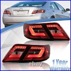 2x LED Tail Lights For Toyota Camry 2007-2011 Rear Brake Tail Lamps Replacement