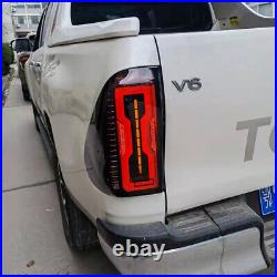 2x LED Tail Lights For Toyota Hilux UTE REVO 2015+ Rear Lamp Start up Animation