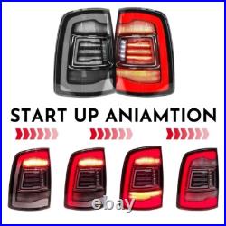 2x Smoked Lens Tail Lights for 2009-2018 Dodge Ram 1500 2500 3500 LED Rear Light