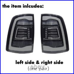 2x Smoked Lens Tail Lights for 2009-2018 Dodge Ram 1500 2500 3500 LED Rear Light 2x Smoked Lens Tail Lights for 2009-2018 Dodge Ram 1500 2500 3500 LED Rear Light