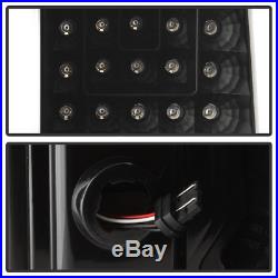 3D Sequential Signal 2014-2017 Chevy Silverado 1500 2500 LED Tail Lights-Black