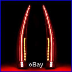 3d Led Barfor 07-14 Tahoe Yukon XL Cadillac Style Tail Light Brake Lamps Red