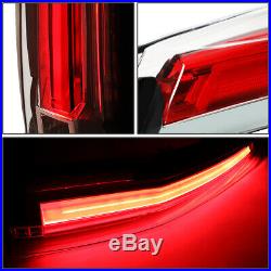 3d Led Barfor 07-14 Tahoe Yukon XL Cadillac Style Tail Light Brake Lamps Red