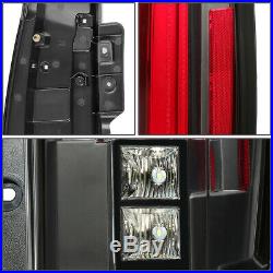 3d Led Barfor 07-14 Tahoe Yukon XL Cadillac Style Tail Light Brake Lamps Red