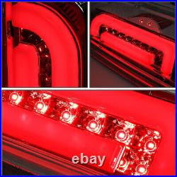 3d Led Neon Tube Barfor 90-97 Ford F150 F250 F350 Tail Light Brake Lamp Smoked