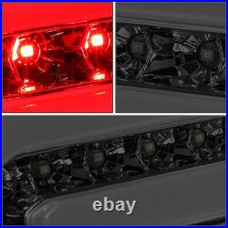 3d Led Neon Tube Barfor 90-97 Ford F150 F250 F350 Tail Light Brake Lamp Smoked