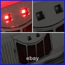 3d Led Neon Tube Barfor 90-97 Ford F150 F250 F350 Tail Light Brake Lamp Smoked