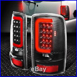 3d Led Red Barfor 2000-2006 Gmc Yukon/tahoe Black Clear Tail Light Brake Lamp