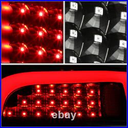 3d Led Tube Barfor 05-15 Toyota Tacoma Tail Light Brake Parking Lamps Black