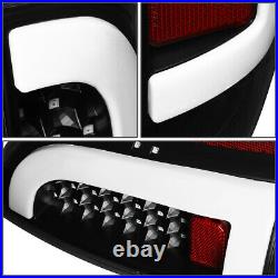 3d Led Tube Barfor 05-15 Toyota Tacoma Tail Light Brake Parking Lamps Black