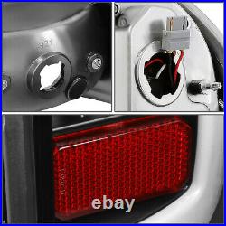 3d Led Tube Barfor 05-15 Toyota Tacoma Tail Light Brake Parking Lamps Black