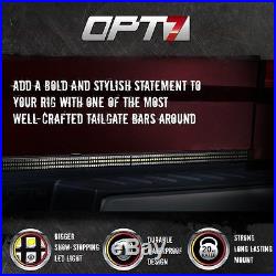 48 TRIPLE LED Tailgate Bar Sequential Turn Signal Pickup Reverse Brake Light