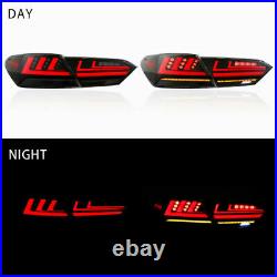 4PCS LED Clear Tail Lights For Toyota Camry 2018- 2021 Start-up Animation