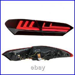 4PCS LED Clear Tail Lights For Toyota Camry 2018- 2021 Start-up Animation