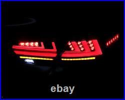 4PCS LED Clear Tail Lights For Toyota Camry 2018- 2021 Start-up Animation