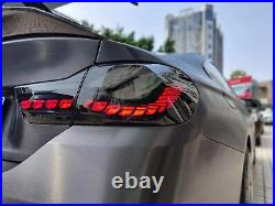 4PCS LED Smoked Tail Lights For 2014-2020 BMW 4 Series M4 F32 F33 F36 F82 F83
