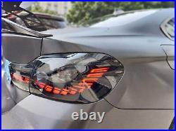 4PCS LED Smoked Tail Lights For 2014-2020 BMW 4 Series M4 F32 F33 F36 F82 F83