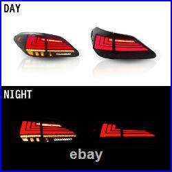 4PCS LED Smoked Tail Lights For Lexus RX350 RX450 2009-2015 Rear Lamp