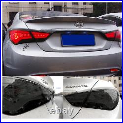 4PCS LED Tail Lights For 2011-2014 Hyundai Sonata Brake Smoke Lens Light bar L+R