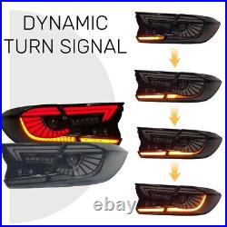 4PCS LED Tail Lights for 2018-2022 10th Gen Honda Accord Brake Light Smoked Lens