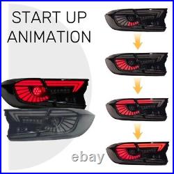 4PCS LED Tail Lights for 2018-2022 10th Gen Honda Accord Brake Light Smoked Lens